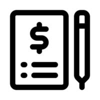 contract icon for your website, mobile, presentation, and logo design. vector