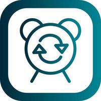Alarm Repeat Vector Icon Design