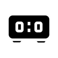 icono de reloj de escritorio para su sitio web, móvil, presentación y diseño de logotipo. vector