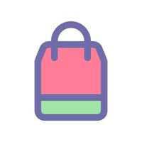 compras bolso icono para tu sitio web diseño, logo, aplicación, ui vector