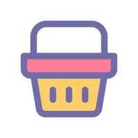 shopping basket icon for your website design, logo, app, UI. vector