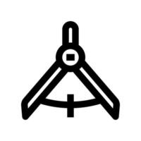 drawing compass icon for your website, mobile, presentation, and logo design. vector