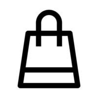 shopping bag icon for your website, mobile, presentation, and logo design. vector