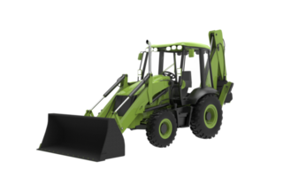vert JCB tracteur, excavatrice - lourd devoir équipement véhicule png