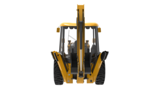geel jcb tractor, graafmachine - zwaar plicht uitrusting voertuig png
