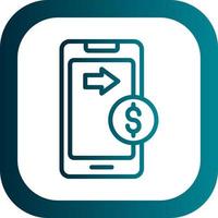 Money Transfer Vector Icon Design