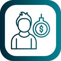 Debt Vector Icon Design