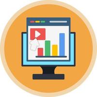 Clickstream Analysis Vector Icon Design