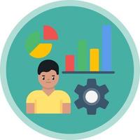 Ux Analytics Vector Icon Design