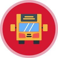 Bus Display Vector Icon Design