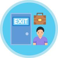 Exit Interview Vector Icon Design