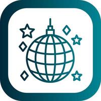 Disco Ball Vector Icon Design