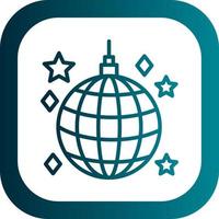 Disco Ball Vector Icon Design