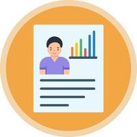 Employment Performance Vector Icon Design