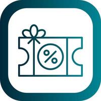 Voucher Vector Icon Design