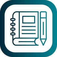 Journal Book Vector Icon Design