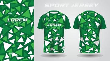 verde camisa fútbol fútbol americano deporte jersey modelo diseño Bosquejo vector