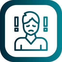 Anxiety Vector Icon Design