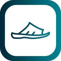 Sandal Vector Icon Design