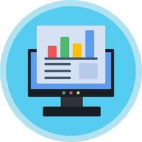 Online Report Vector Icon Design