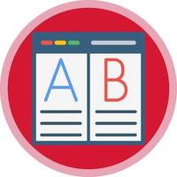 Ab Testing Vector Icon Design