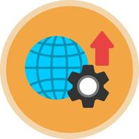 Global Progress Vector Icon Design