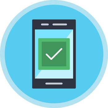 diseño de icono de vector de casilla de verificación