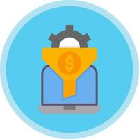 Conversion Rate Optimizer Vector Icon Design