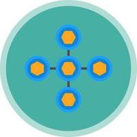 Biomolecular Interactions Vector Icon Design