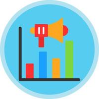 Growth Media Vector Icon Design