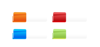 infographie couler graphique modèle avec Icônes et bouton.options et pas png