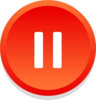 detener botón iconos para sitio web y móvil aplicaciones png