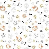 Hand drawn winter seamless pattern design vector