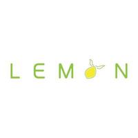 Fresh lemon fruit logo with leaves illustration template. Logo for lemon juice,lemon garden,fruit shop,modern vector. vector