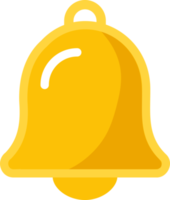 Notification bell icon . Ringing bell and notification sign for alarm clock and smartphone application alert or new message. png