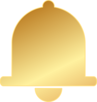 Notification bell icon . Ringing bell and notification sign for alarm clock and smartphone application alert or new message. png