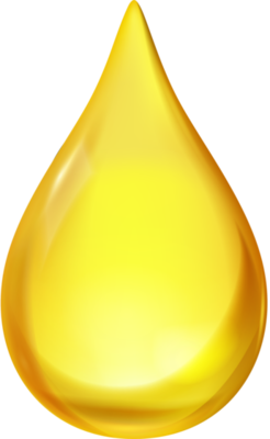 Oil Drop On Isolated Transparent Png Background. Generative AI