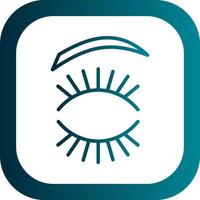 Eyelash Vector Icon Design