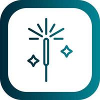 Sparkler Vector Icon Design