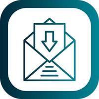 Inbox Vector Icon Design