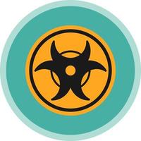 Bio Hazard Vector Icon Design