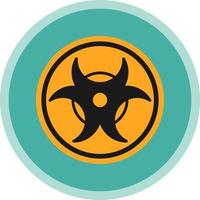 Bio Hazard Vector Icon Design