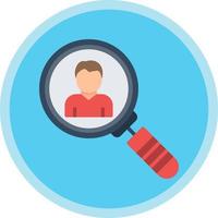 Employee Search Vector Icon Design