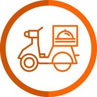 diseño de icono de vector de entrega de alimentos