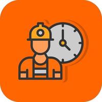 Working Hours Vector Icon Design