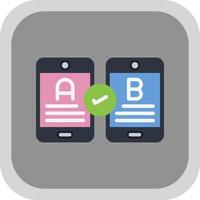 Ab Testing Vector Icon Design