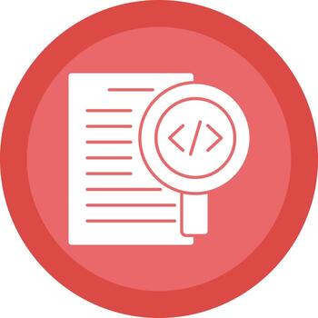 Code Review Vector Icon Design