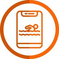 Swimming Vector Icon Design