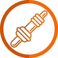 Spark Plug Vector Icon Design