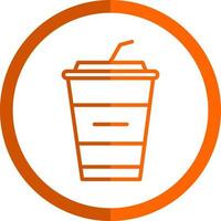 Milkshake Vector Icon Design